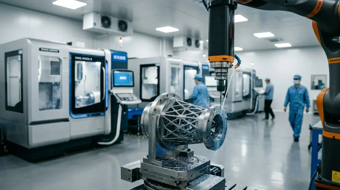 2026 Johtava CNC-koneistettujen komponenttien tehdas Kiinassa: tekoälyohjattu tarkkuus- ja ESG-yhteensopiva valmistus