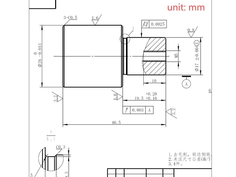 High Tolerance Machining